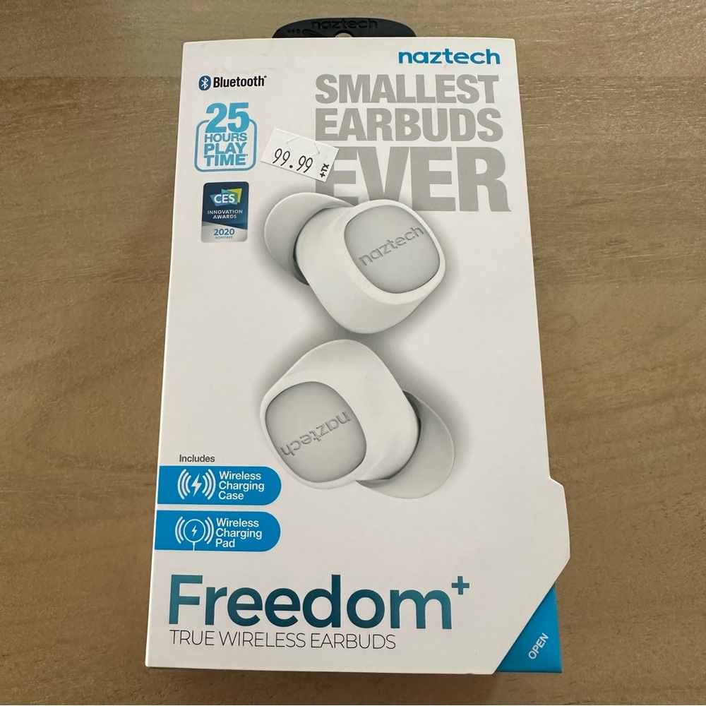 Naztech Freedom+ True Wireless Earbuds White